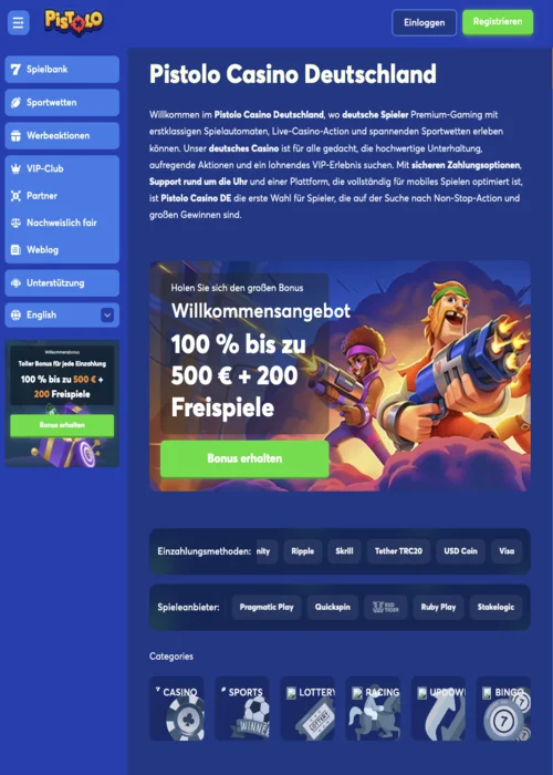 Portfolio Casino Pistolo