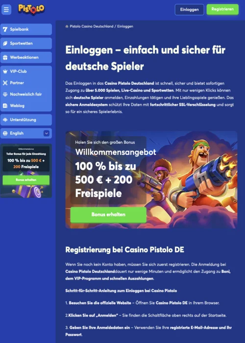 Package Casino Pistolo